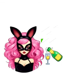 🍾 emoji MistressOnTon Telegram sticker 11 of 14
