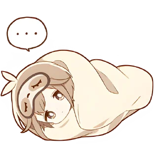 😴 emoji Ленивец-кун @Nyasticks Telegram sticker 7 of 41