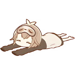 😅 emoji Ленивец-кун @Nyasticks Telegram sticker 12 of 41