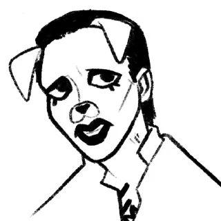 🐶 emoji Cursed Manson Telegram sticker 5 of 9