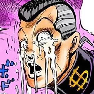😨 emoji JoJo's Telegram sticker 22 of 77