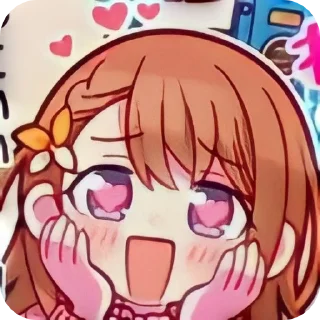 🌟 emoji Minori Hanasato- @popippooo Telegram sticker 15 of 35