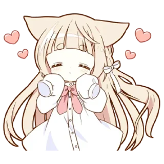🌟 emoji Милашка-тян - @tg_sticks Telegram sticker 19 of 41