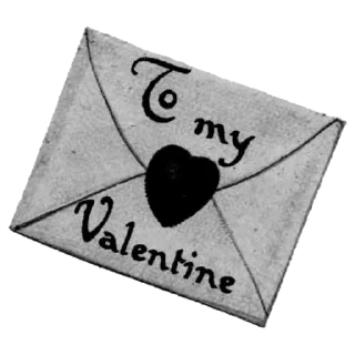 💌 emoji Black & White @DozaEmoji Telegram sticker 13 of 120