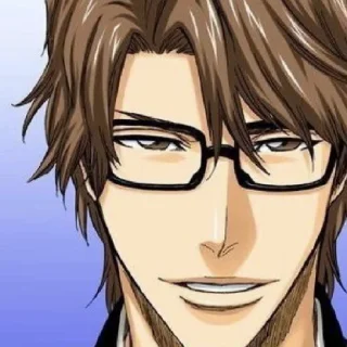 👓 emoji Айзен Соуске Telegram sticker 14 of 91