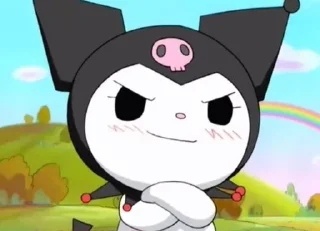 😌 emoji lesya-kuromi Telegram sticker 18 of 44