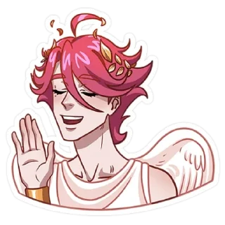 😌 emoji нико @lolitastick х @stickers_vk Telegram sticker 3 of 48
