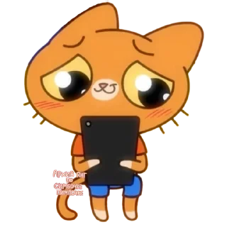 🧡 emoji Симба ^⁠^ Telegram sticker 19 of 52