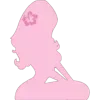 🤩 emoji 🎀 pink black @annie_prit @TgEmodziBot Telegram sticker 14 of 200