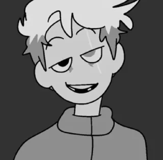 😏 emoji Butters / Mirai park Telegram sticker 11 of 88