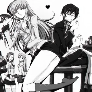 Sticker from Code Geass ⸝⸝> ·̫ <⸝⸝ 
by @e3nchant1x