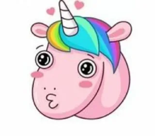 🥰 emoji Йоу единорог Telegram sticker 13 of 24