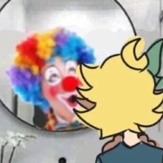 🤡 emoji какие-то ебланы Telegram sticker 17 of 64