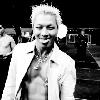 Sticker from GD & Coachella 2026 BW @himatsuinf