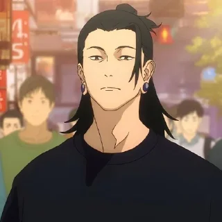 🌟 emoji Suguru Geto -> для 𝑀𝑜𝑙𝑙𝑦 Telegram sticker 12 of 83