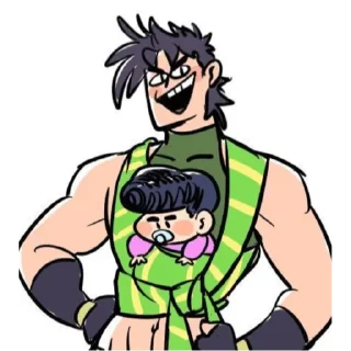 😄 emoji Джозеф Джостар Telegram sticker 5 of 120