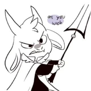 😠 emoji Asgore — @M3dvik Telegram sticker 19 of 40