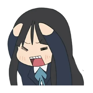 🎸 emoji 𐙚 Mio Akiyama ᡣ𐭩 @KRIKOLVIX Telegram sticker 14 of 120