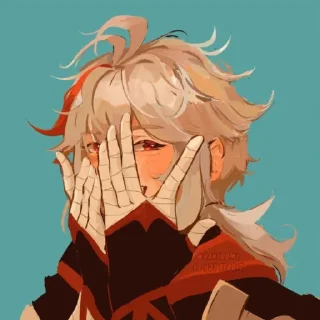 🍁 emoji ໒꒰ ♡◞Кадзуха˕ ก ꒱১ Telegram sticker 12 of 36