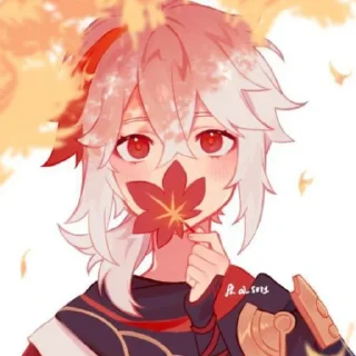 🍁 emoji ໒꒰ ♡◞Кадзуха˕ ก ꒱১ Telegram sticker 7 of 36