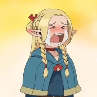 😭 emoji Dungeon Meshi Telegram sticker 10 of 100