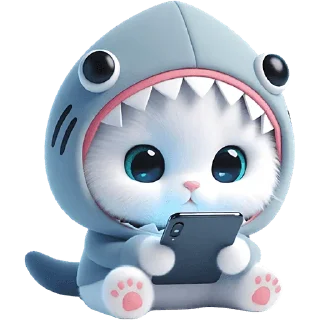 📱 emoji Пушистые акулы 4 @Nyasticks Telegram sticker 23 of 43