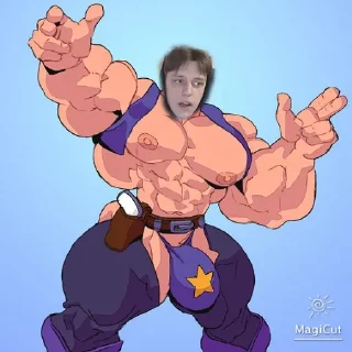 💪 emoji Pasha Telegram sticker 10 of 70