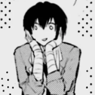 😗 emoji osamu. Telegram sticker 23 of 76