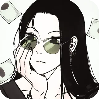 😎 emoji Иллуми @rrrrriom Telegram sticker 19 of 48