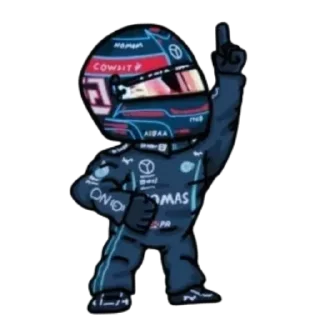 👀 emoji George Russell @Serebrealstik ( @Darkhote ) Telegram sticker 3 of 50