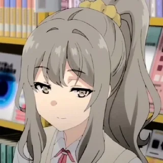 ❤️ emoji futaba rio @anime_Stickerr Telegram sticker 5 of 26