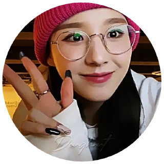 🌟 emoji ((🧩) ›› heejin by @doughnuthelpp Telegram sticker 9 of 17