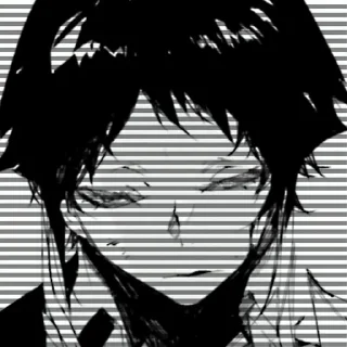 😔 emoji Akutagawa Beast @DazaiStickers Telegram sticker 16 of 110