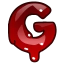 🩸 emoji Bloody Font Emoji :: @WerAggressive Telegram sticker 7 of 59