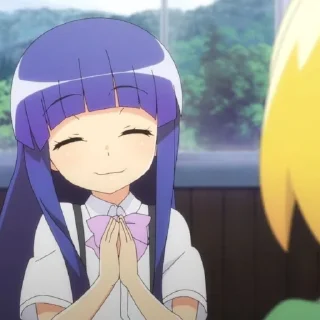 😊 emoji Rika Furude | @hig7rashi Telegram sticker 17 of 64