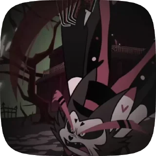 🐈‍⬛ emoji БОЛЬШЕ ⇨ @CLOOBHUB ХАСК ОТЕЛЬ ХАЗБИН HUSK HAZBIN Telegram sticker 23 of 38