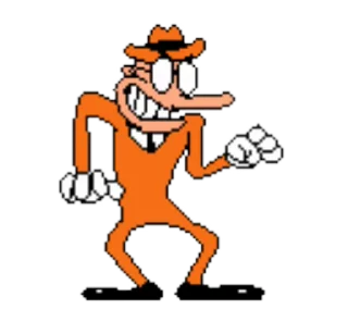 😒 emoji Mr. Stick @pizzza_tower Telegram sticker 5 of 15