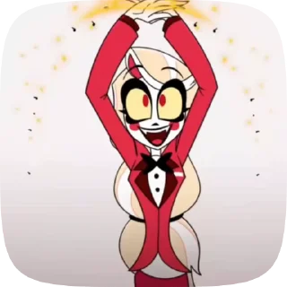 🌈 emoji БОЛЬШЕ ⇨ @CLOOBHUB ЧАРЛИ ОТЕЛЬ ХАЗБИН HAZBIN HOTEL Telegram sticker 10 of 70