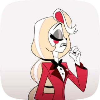 🌈 emoji БОЛЬШЕ ⇨ @CLOOBHUB ЧАРЛИ ОТЕЛЬ ХАЗБИН HAZBIN HOTEL Telegram sticker 19 of 70