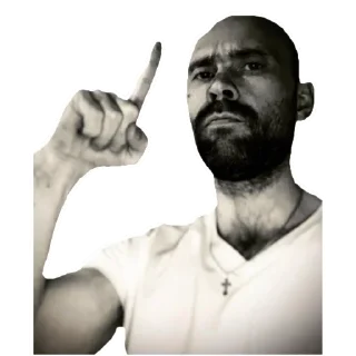 ☝️ emoji Titan Monobrov Telegram sticker 19 of 28