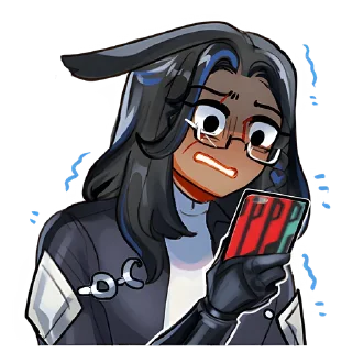 Sticker from Тёмно-синяя пара @nyasticks