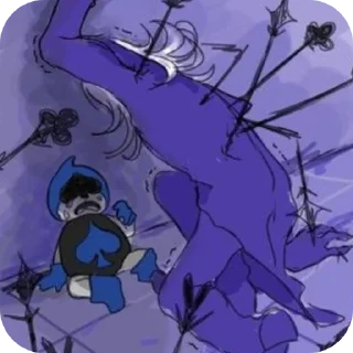 🃏 emoji ♦️Rouxls Kaard♦️ @UndertaleDeltaruneStickersArts Telegram sticker 17 of 89