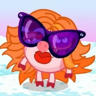 😎 emoji Нюша @juzniechce Telegram sticker 16 of 23