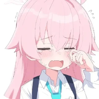 😭 emoji Hoshino ❤️ Telegram sticker 7 of 44