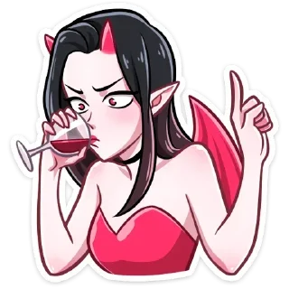 👿 emoji ᴀɴ ᴀɴɢᴇʟ @morewens Telegram sticker 16 of 30