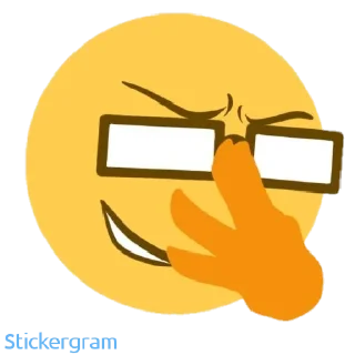😐 emoji Заметь меня тварь Telegram sticker 9 of 18