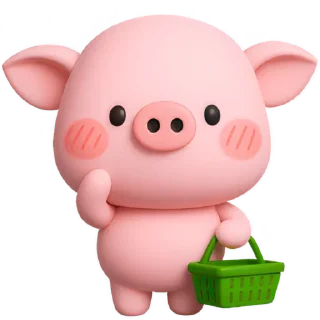 🛒 emoji Свинка Бута: @Pea4_stickerbot Telegram sticker 16 of 40