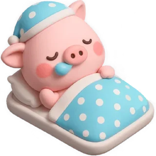 😴 emoji Свинка Бута: @Pea4_stickerbot Telegram sticker 21 of 40