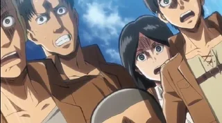 Sticker from attack on titan @nearotaku ✰