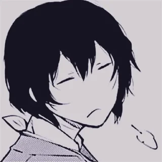 ⚰ emoji дазай @ayanamiixis Telegram sticker 17 of 67